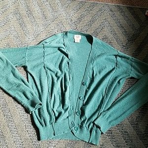 Mossimo Supply Co extra small green button-up card